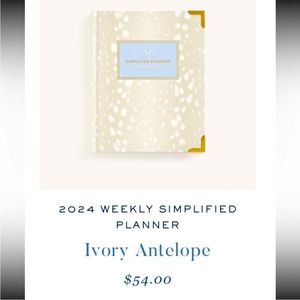 2024 Emily Ley Simplified Planner - Weekly Edition